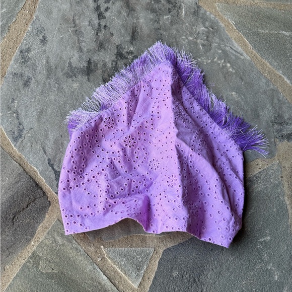 New🌟Free People Marrakesh Summer Hair Scarf-purple - Picture 5 of 6